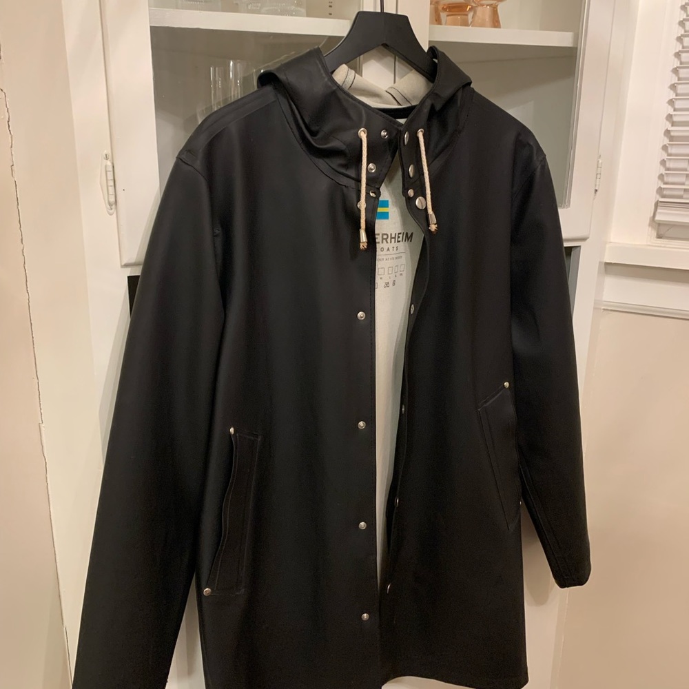 Stutterheim rain jacket.